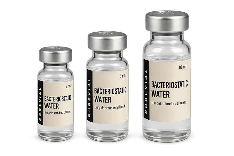 Bacteriostatic Water · 10 mL · 5 Pack - Image 2